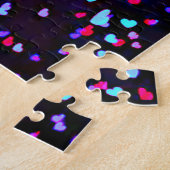 Gymnastiek Puzzle met kleine harten Legpuzzel (Zijkant)