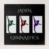 Gymnastiek Puzzle met naam Legpuzzel (Verticaal)