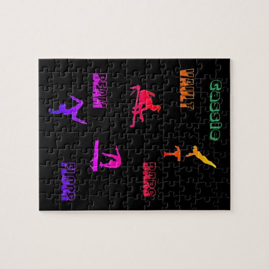 Gymnastiek Puzzle - Vault, Bars, Beam, Floor Legpuzzel (Horizontaal)