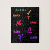 Gymnastiek Puzzle - Vault, Bars, Beam, Floor Legpuzzel (Verticaal)