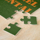 Gymnastiek Puzzle voor jongens in legerkleuren Legpuzzel (Zijkant)