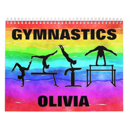 Gymnastiek Regenboog Kalender (Hoes)