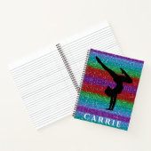 Gymnastiek Regenboog Spiraal Notitieboek (Binnen)