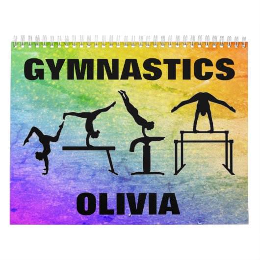 Gymnastiek  regenboogkalender kalender (Hoes)