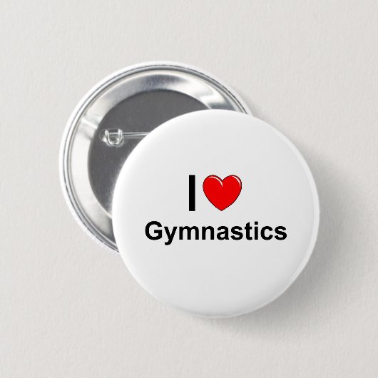 Gymnastiek Ronde Button 5,7 Cm (Voorkant /achterkant)