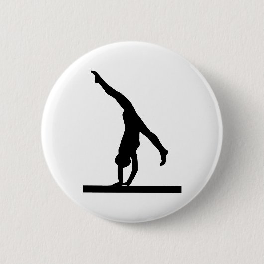 Gymnastiek Ronde Button 5,7 Cm (Voorkant)