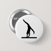 Gymnastiek Ronde Button 5,7 Cm (Voorkant /achterkant)