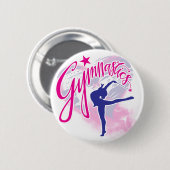 Gymnastiek Ronde Button 5,7 Cm (Voorkant /achterkant)