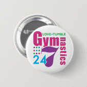 Gymnastiek Ronde Button 5,7 Cm (Voorkant /achterkant)