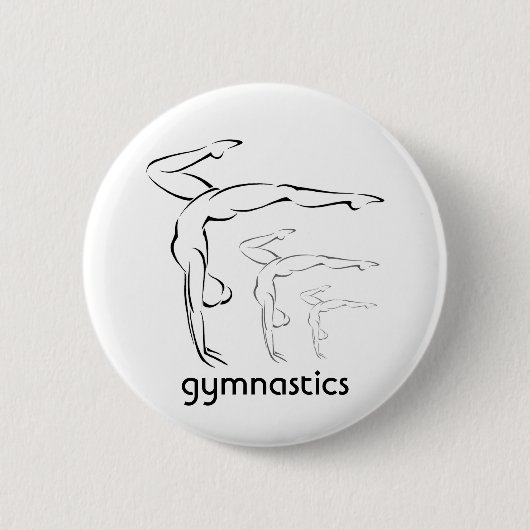 Gymnastiek Ronde Button 5,7 Cm (Voorkant)
