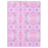 Gymnastiek Roze en Paars klembord (Achterkant)