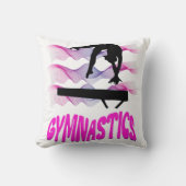 Gymnastiek Roze en Paarse Balansstraal Kussen (Voorkant)