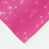 Gymnastiek Roze Sparkle Swirls Fleece Deken (Hoek)