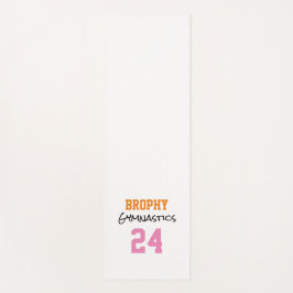 Gymnastiek SCHOOL SPORT JAAR Team Kleuren Kleurrij Yogamat