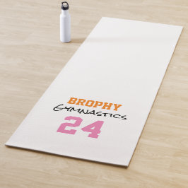 Gymnastiek SCHOOL SPORT JAAR Team Kleuren Kleurrij Yogamat
