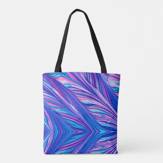 Gymnastiek Schorpioen Metallic Swirls Canvas tas (Achterkant)