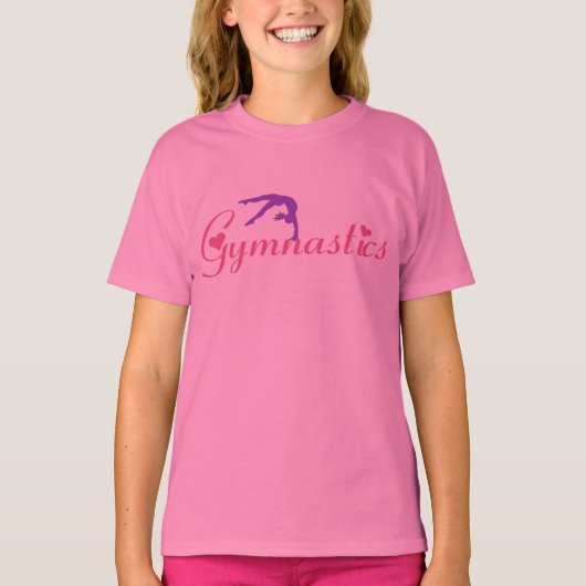 Gymnastiek Shirt Roze (Voorkant)