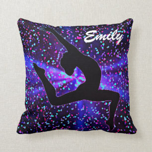 Gymnastiek Sierkussen met naam van gymnast