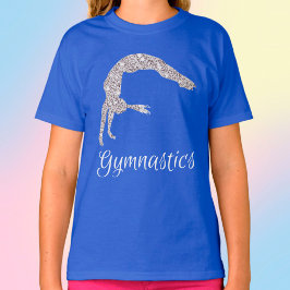 Gymnastiek Silver Shimmer Back Handspring T-shirt