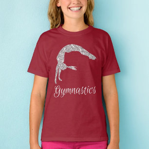 Gymnastiek Silver Shimmer Back Handspring T-shirt