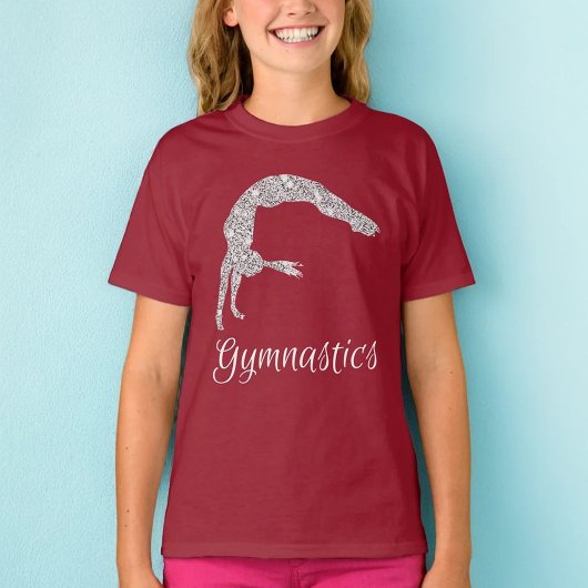 Gymnastiek Silver Shimmer Back Handspring T-shirt