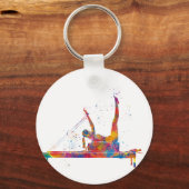 gymnastiek sleutelhanger (Voorkant)
