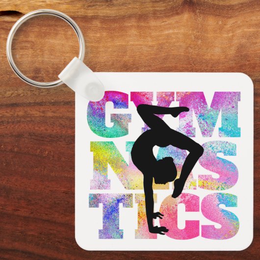 Gymnastiek Sleutelhanger Kunst (Voorkant)