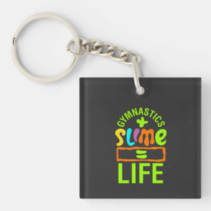 Gymnastiek & slijm sleutelhanger