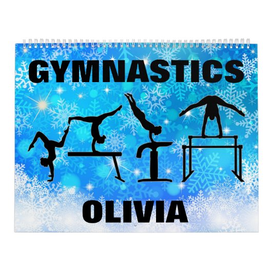 Gymnastiek Sneeuwvlok Kalender (Hoes)