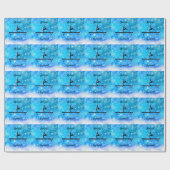 Gymnastiek Snowflake Balance Beam Cadeaupapier (Vlak)