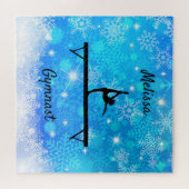 Gymnastiek Snowflake Balance Beam Legpuzzel (Horizontaal)