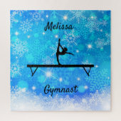 Gymnastiek Snowflake Balance Beam Legpuzzel (Verticaal)