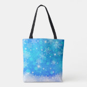 Gymnastiek Snowflake Balance Beam Tote Bag (Achterkant)