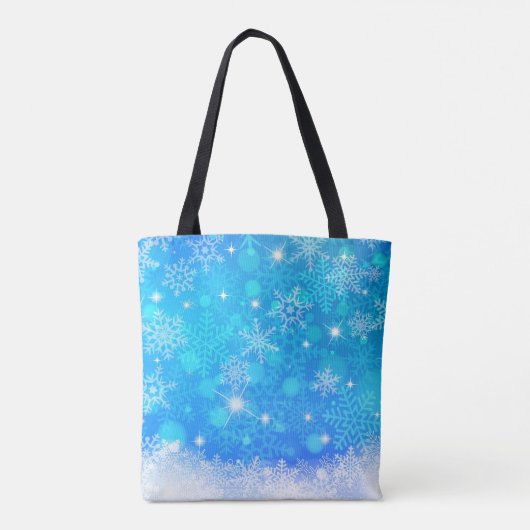 Gymnastiek Snowflake Balance Beam Tote Bag (Achterkant)