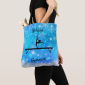 Gymnastiek Snowflake Balance Beam Tote Bag (Dichtbij)