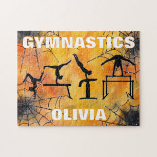 Gymnastiek Spooky Spiderweb Halloween Legpuzzel