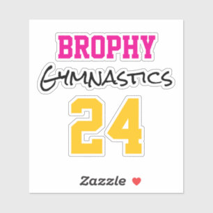 Gymnastiek Sportschool Kleuren Team Spirit Sticker