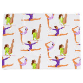 Gymnastiek springen Cartwheels meisje verjaardagsf Groot Cadeauzakje (Voorkant)