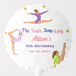 Gymnastiek sprong Cartwheels meisje verjaardagsfee Ballon