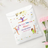 Gymnastiek sprong Cartwheels meisje verjaardagsfee Bedankzakje (Gezegeld)