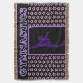 Gymnastiek Star Throw Blanket Deken (Voorkant Verticaal)