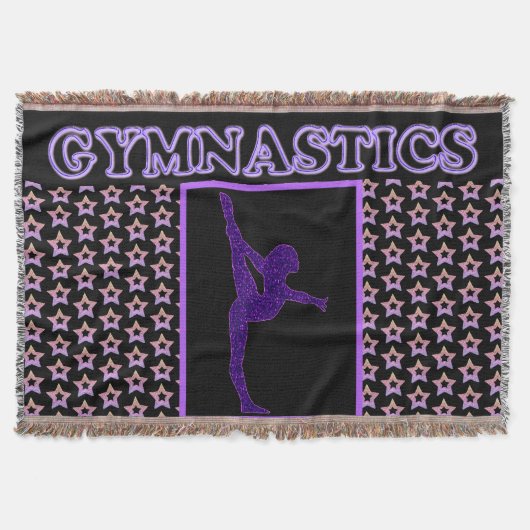 Gymnastiek Star Throw Blanket Deken (Voorkant)