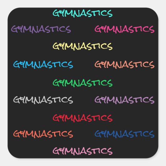 Gymnastiek Stickers (Voorkant)