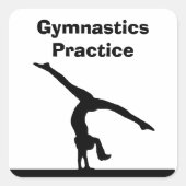 "Gymnastiek" Stickers (Voorkant)