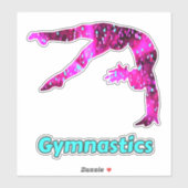 Gymnastiek Stickers voor meisjes (Vel)