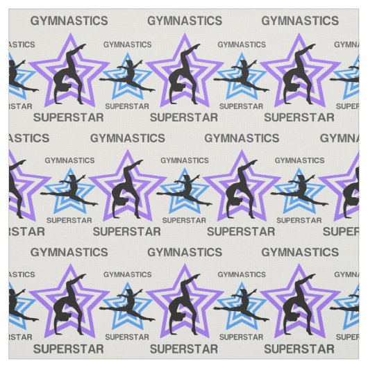 Gymnastiek Superstar Fabric Stof (Swatch)