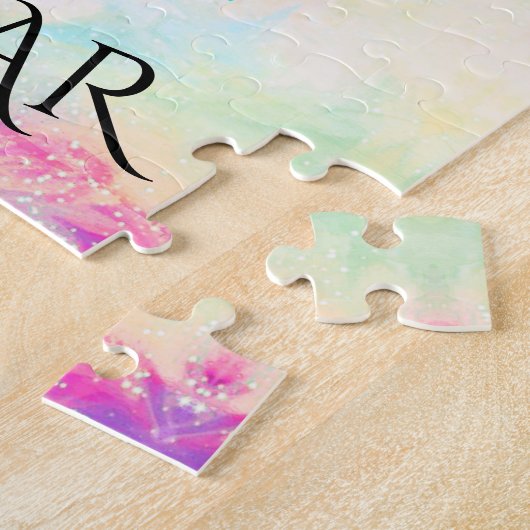 Gymnastiek Superstar Puzzle Legpuzzel (Zijkant)