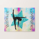 Gymnastiek Superstar Puzzle Legpuzzel (Horizontaal)