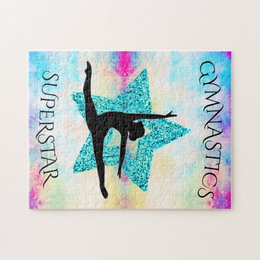 Gymnastiek Superstar Puzzle Legpuzzel (Horizontaal)