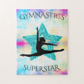 Gymnastiek Superstar Puzzle Legpuzzel (Verticaal)